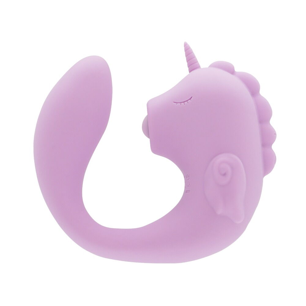 Vibrator "C-Horse Marina Lilac" med klitorisstimulator