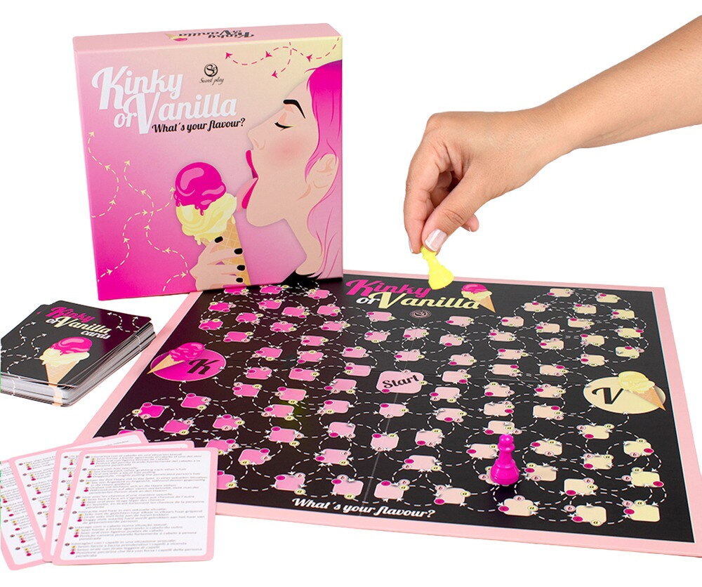 Parspil "Kinky or Vanilla" med frække spørgsmål og udfordringer