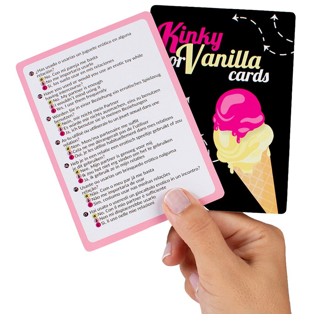 Parspil "Kinky or Vanilla" med frække spørgsmål og udfordringer