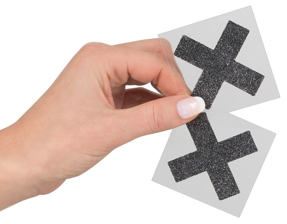 Brystvorte klistermærker "X"