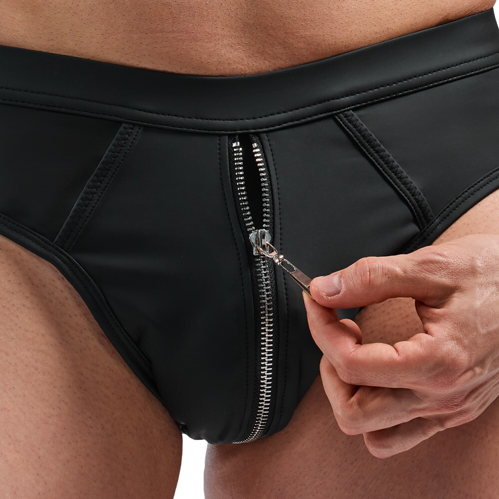 Jocktrusse med opklappelig bagside i mesh