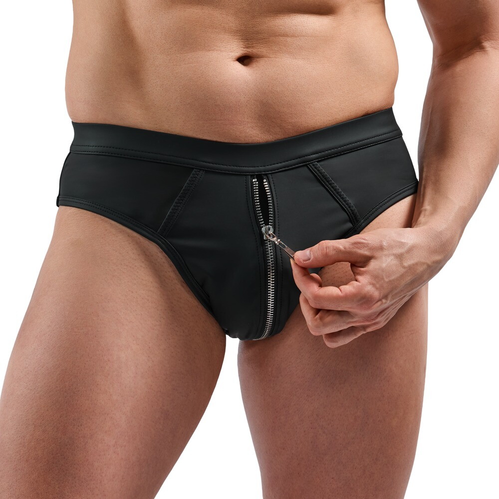 Jocktrusse med opklappelig bagside i mesh