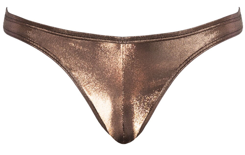 G-streng i bronze-glam