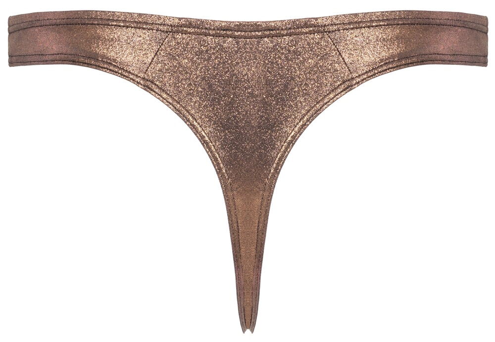 G-streng i bronze-glam