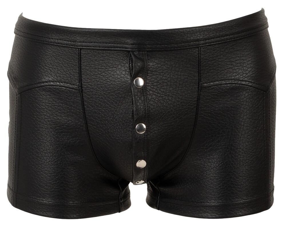 Pants i stilfuldt kunstlæder