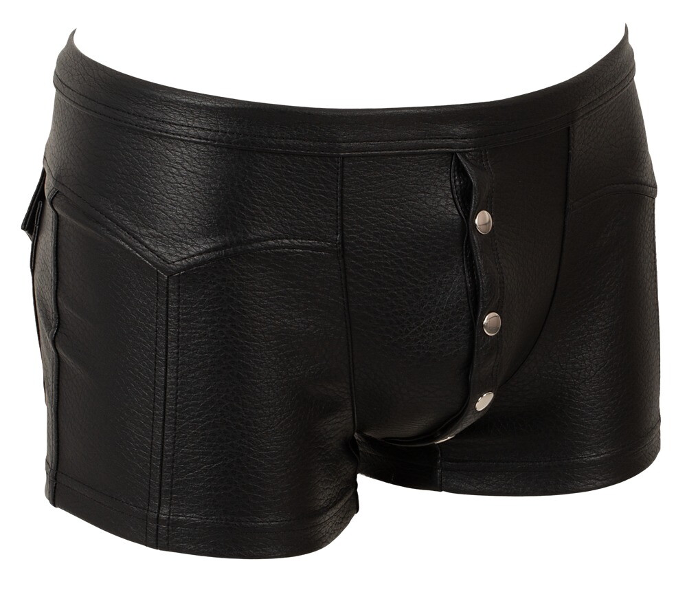Pants i stilfuldt kunstlæder