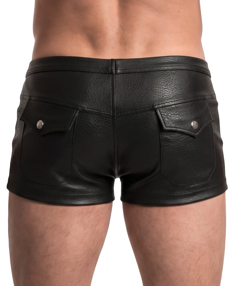 Pants i stilfuldt kunstlæder