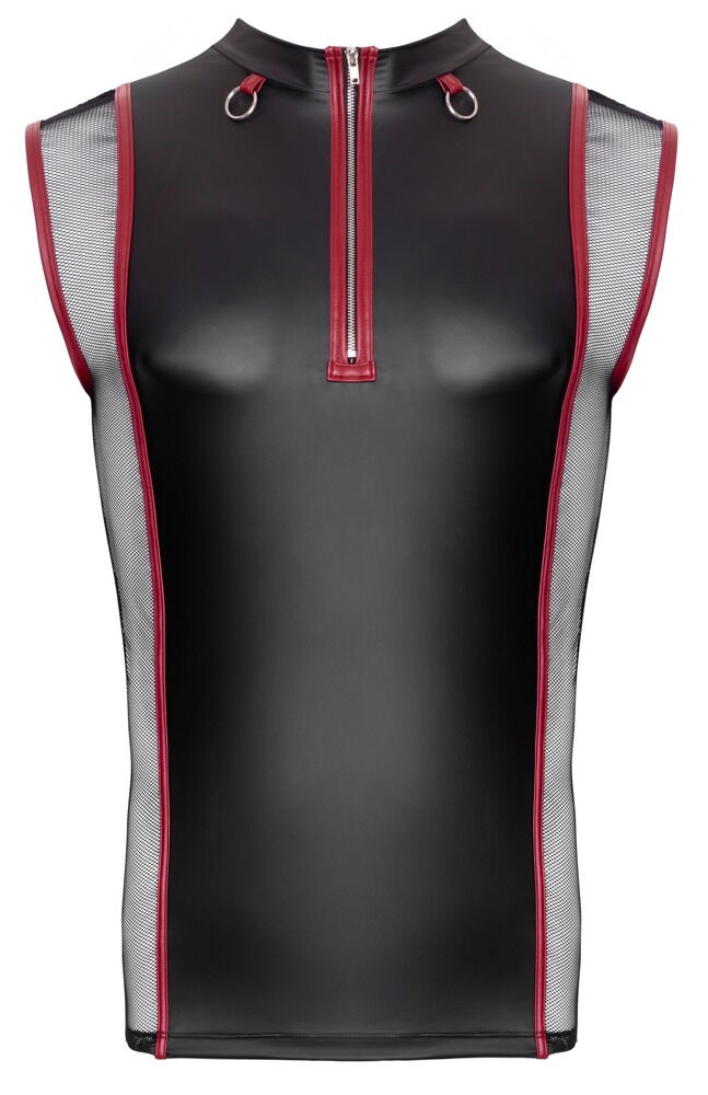 Skjorte i et 2-farvet mat look