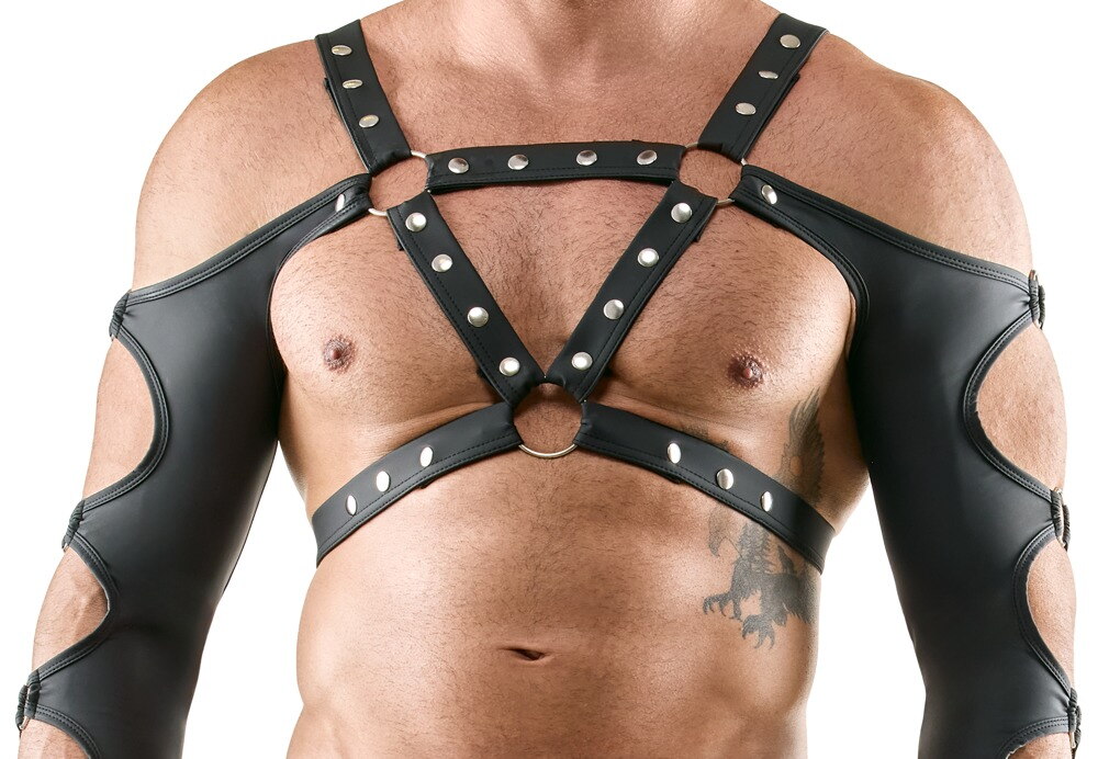 Harness-top inklusive bondage-jockstrap
