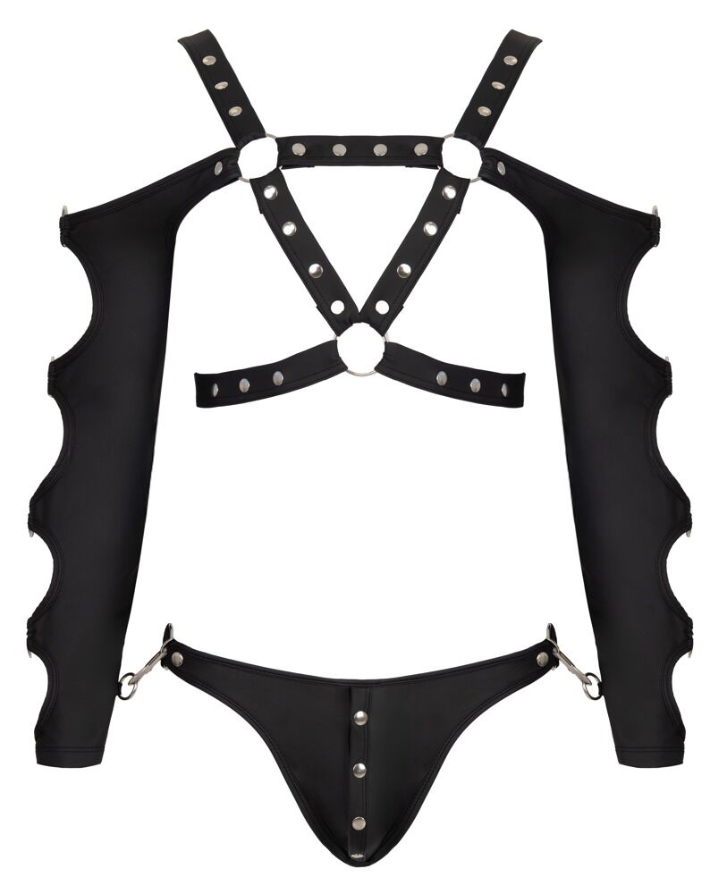 Harness-top inklusive bondage-jockstrap