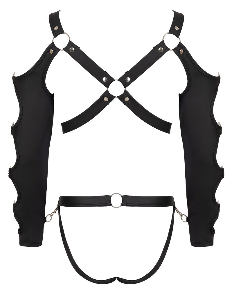 Harness-top inklusive bondage-jockstrap