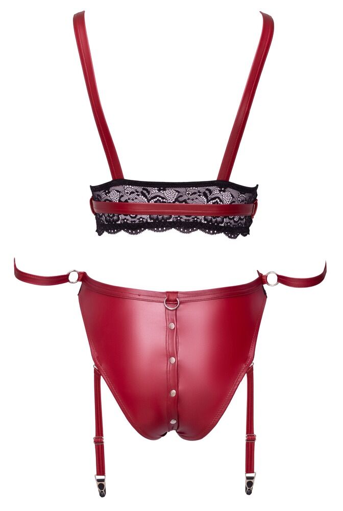Bralette og stroppe-trusse