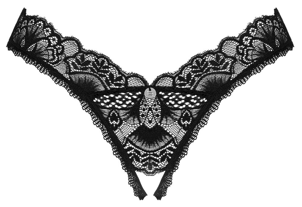 G-streng ouvert "Donna Dream" af blød, elastisk blonde