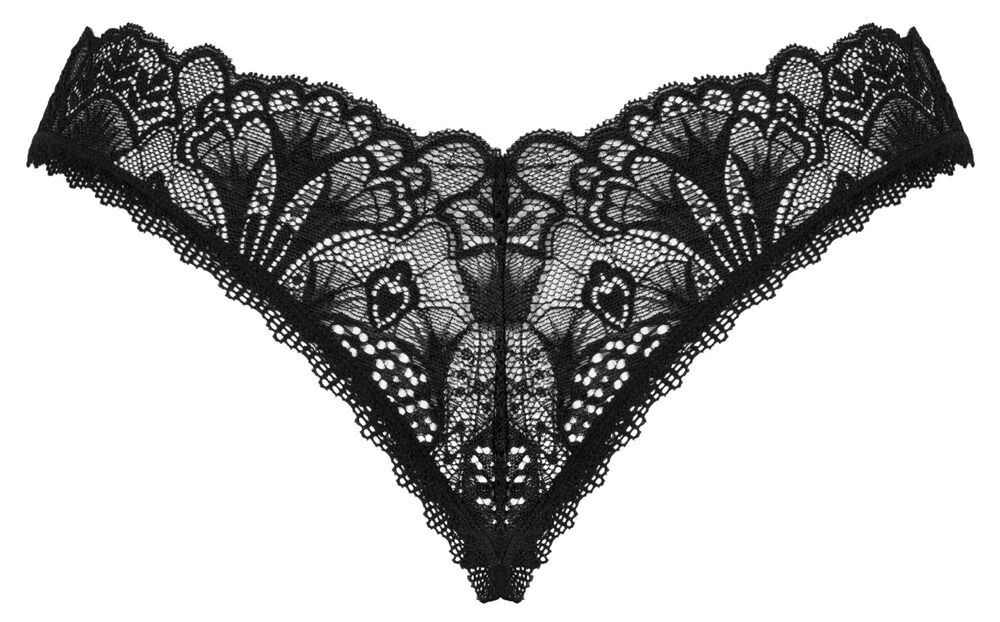 G-streng ouvert "Donna Dream" af blød, elastisk blonde