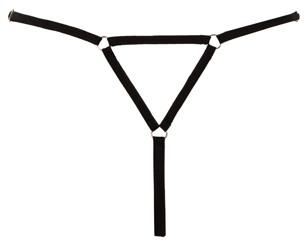 Åben g-streng med rhinsten-pynt