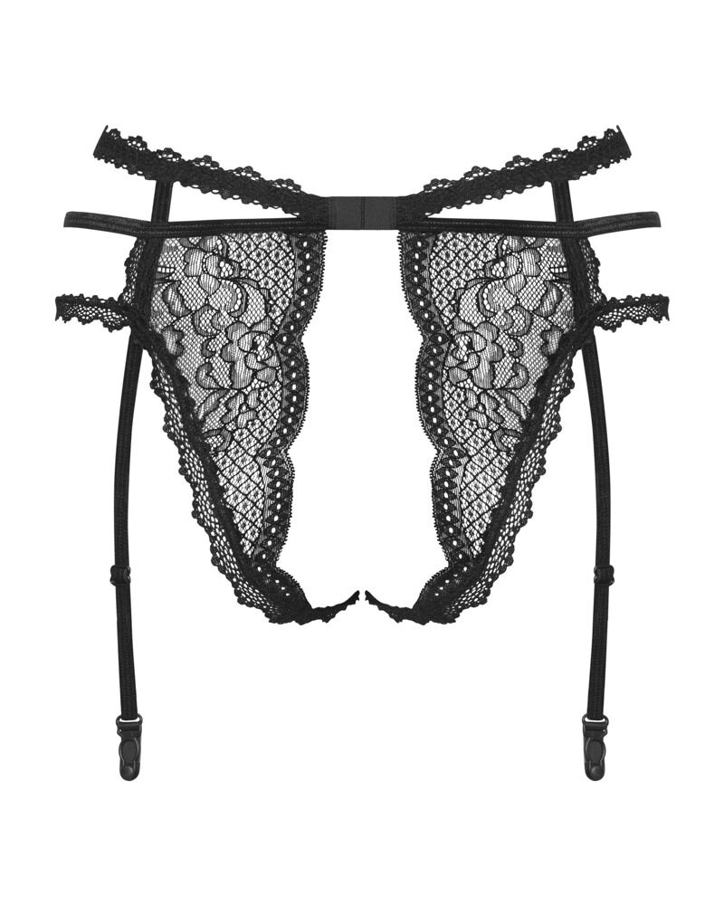 Trusser med hofteholdere "Pearlove"  i blød stretch-blonde