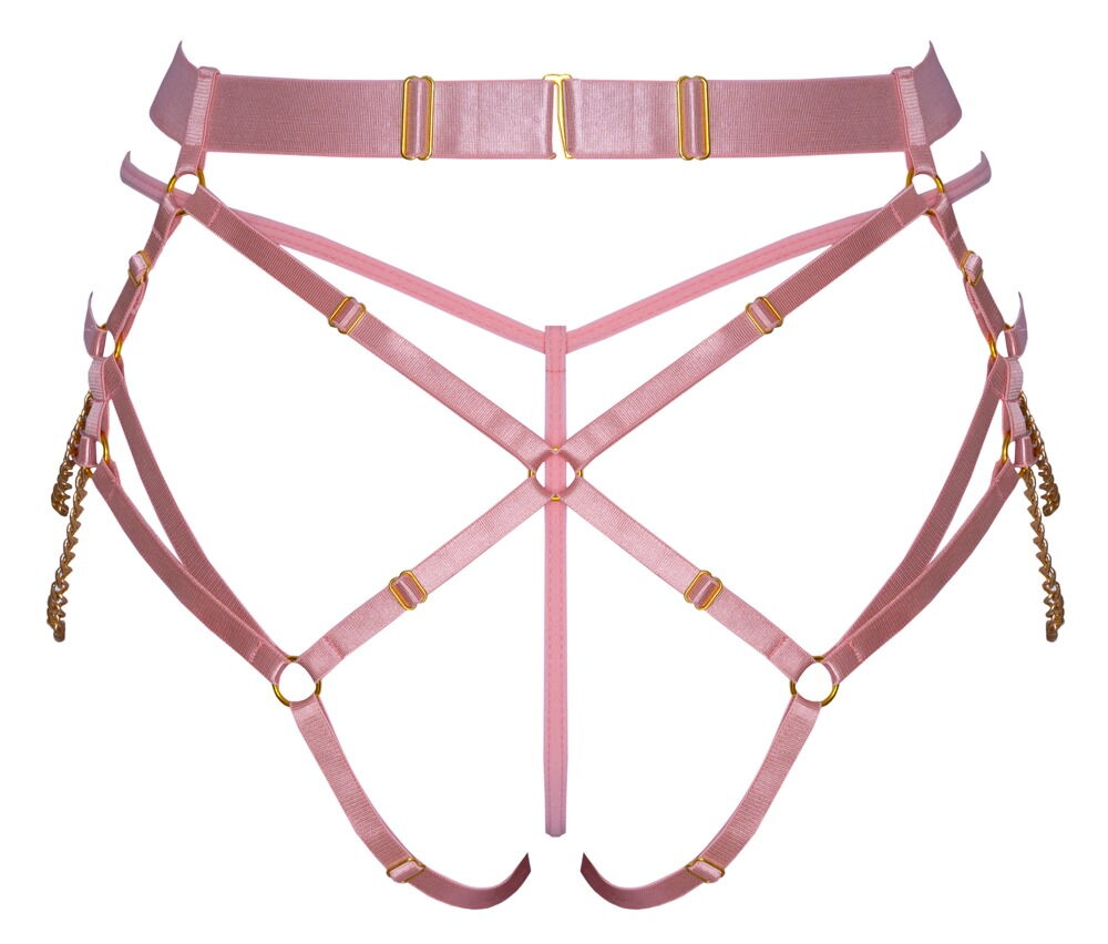 Harness-g-string med kæder