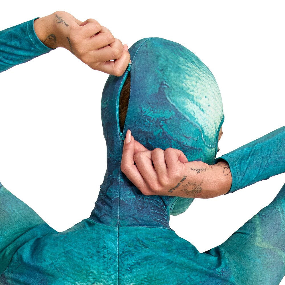 Jumpsuit "Beasty" med påsyet hovedmaske