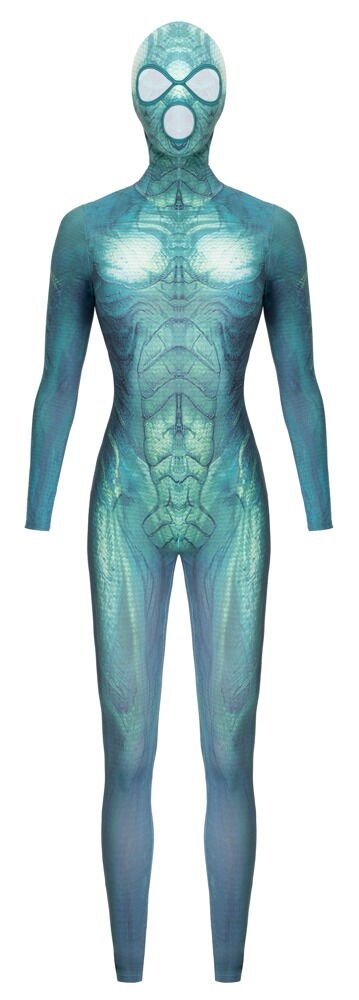 Jumpsuit "Beasty" med påsyet hovedmaske