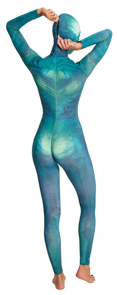 Jumpsuit "Beasty" med påsyet hovedmaske