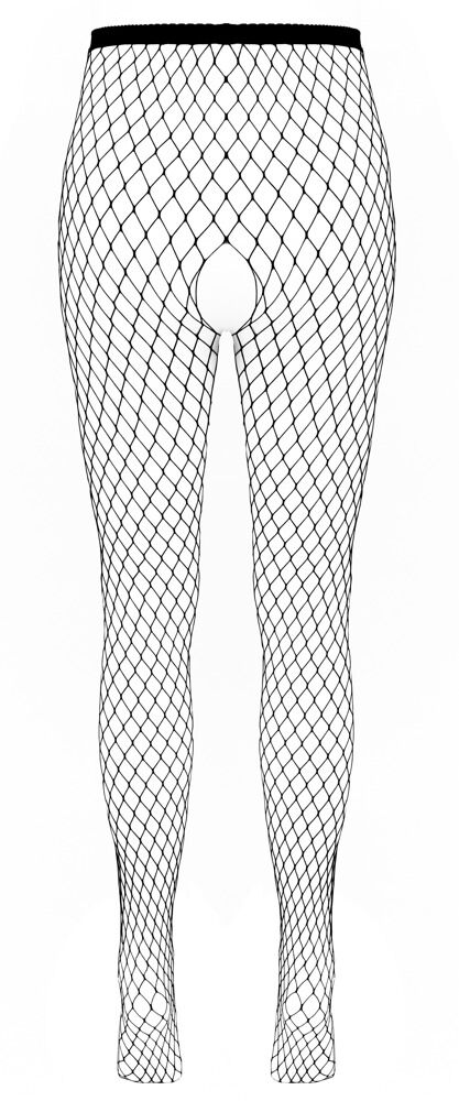 Åbne netstrømpebukser
