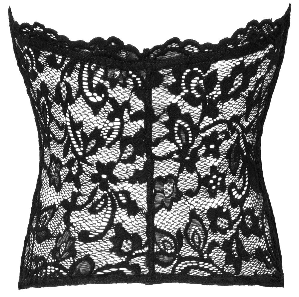 Corsage lavet udelukkende af blød stretch-blonde