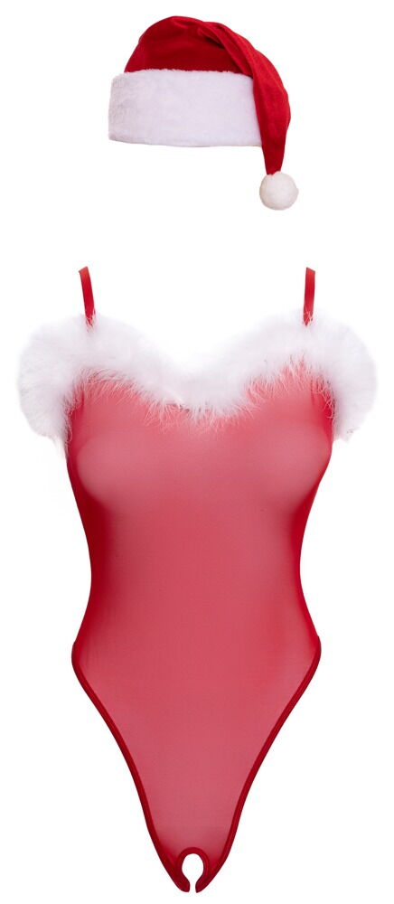 Stringbody "X-Mas" inklusive julehue