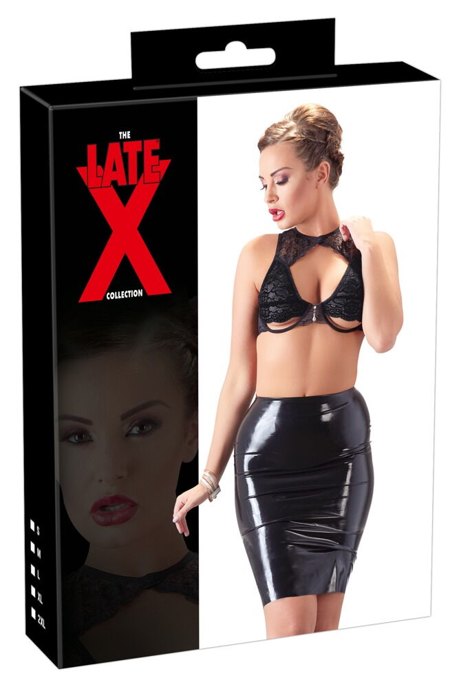 Latex nederdel