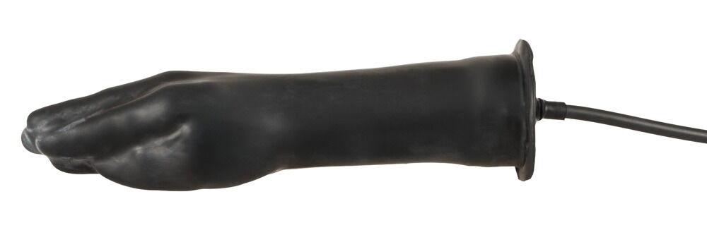 Oppustelig dildo i form af en hånd