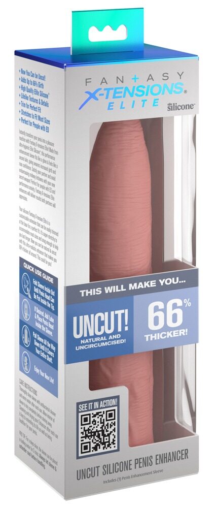 Uncut Silicone Penis Enhancer