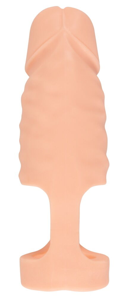 Testikelring "Ball Stretcher" med naturlig dildo