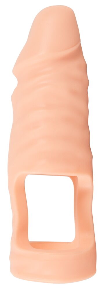 Testikelring "Ball Stretcher" med naturlig dildo