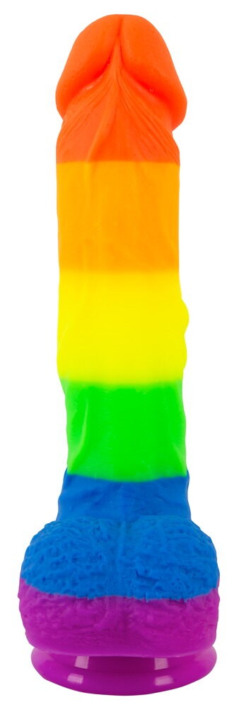 Naturlig dildo "PRIDE!" med sugebase