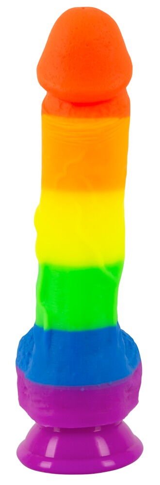 Naturlig dildo "PRIDE!" med sugebase