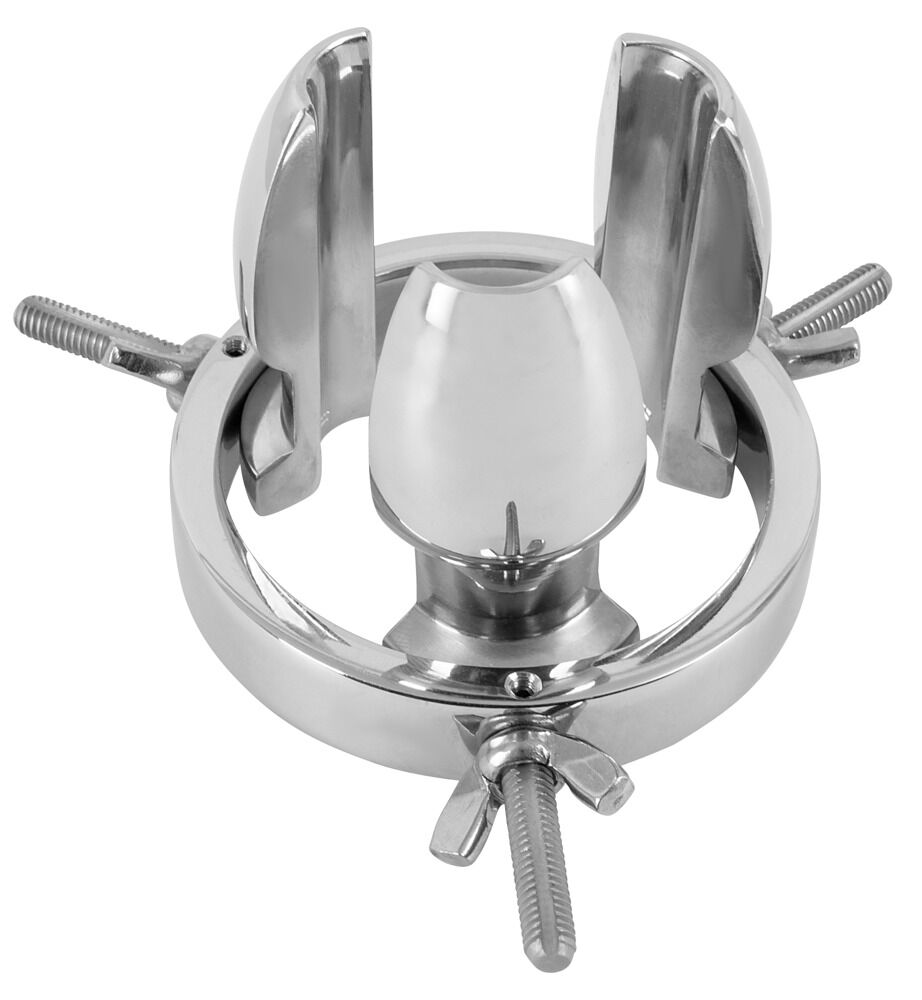 Analplug "Anal Spreader" af rustfrit stål, hul