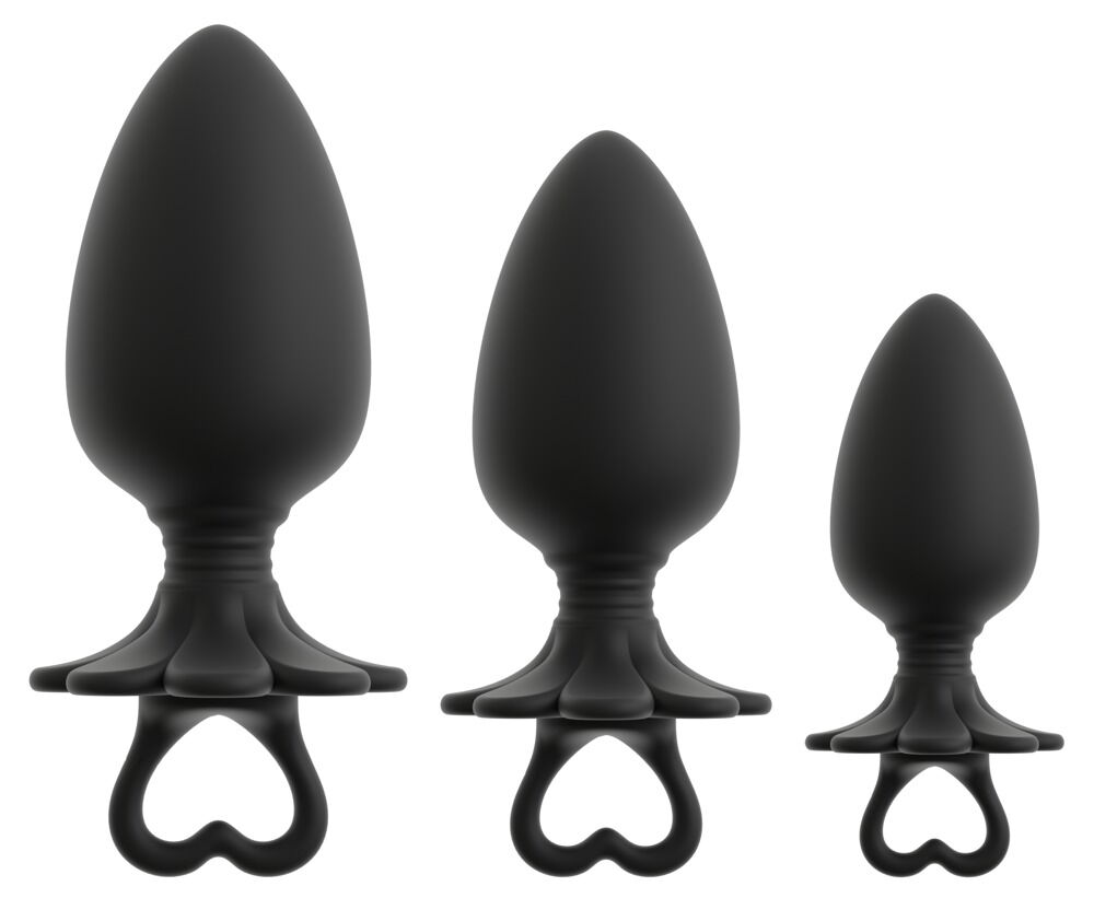 3-delt analplug-sæt