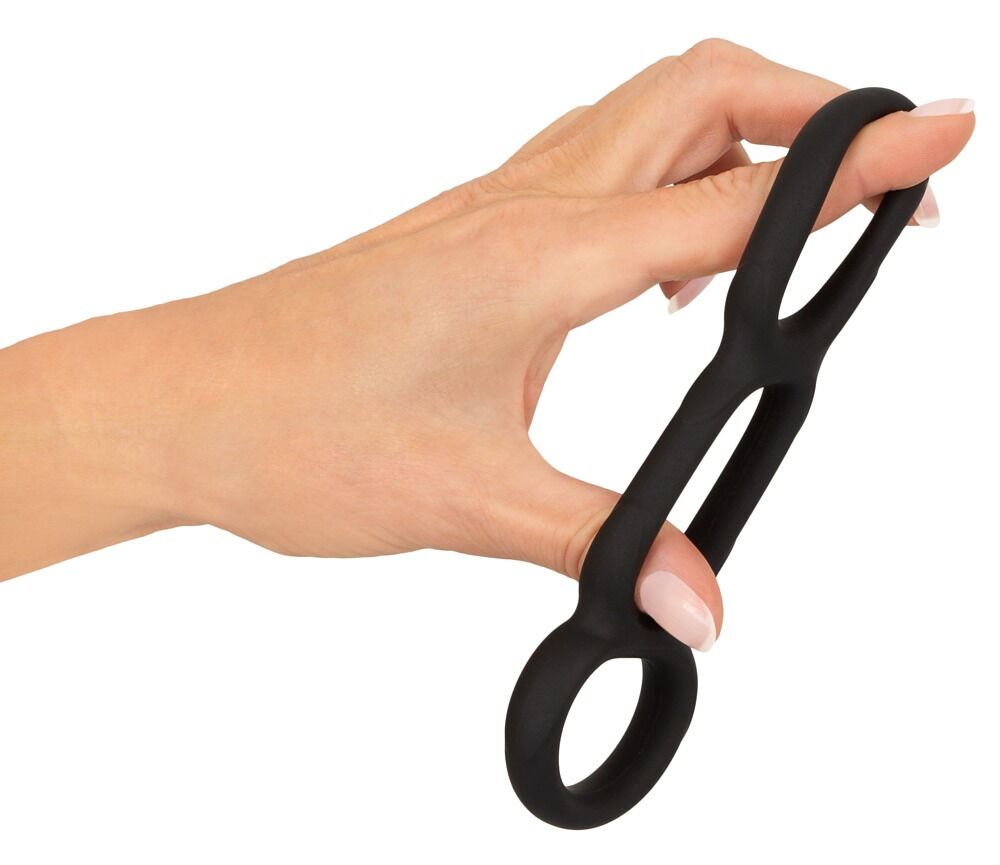 Penisring "Triple" fremstillet af flydende silikone