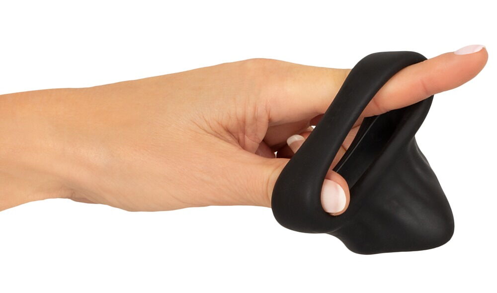 Penisring med testikelstrækker