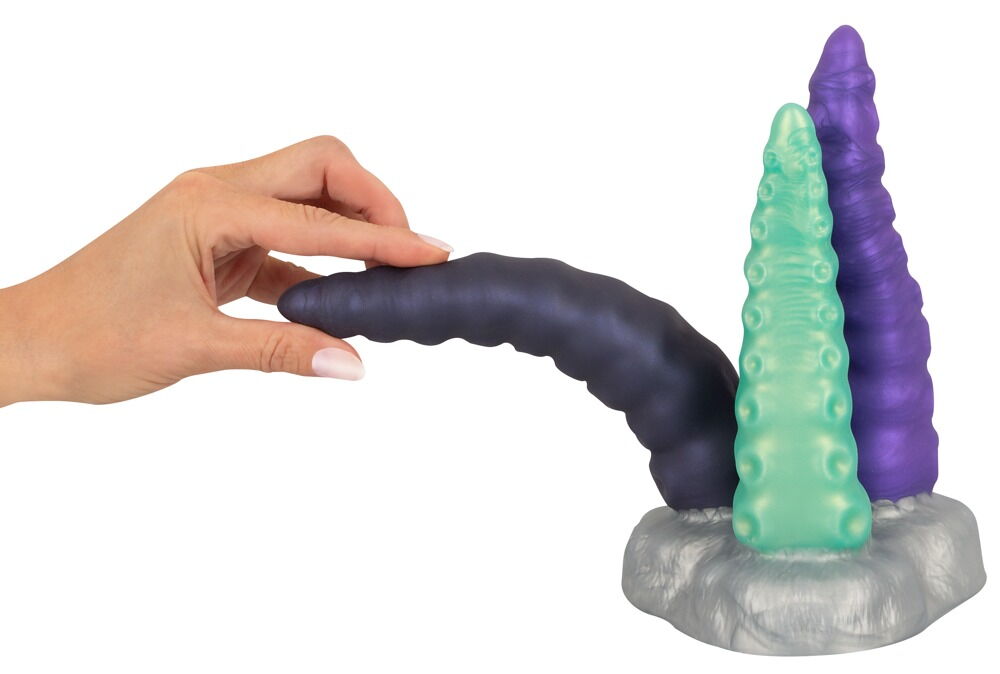 Dildo "Triple Tentacle", individuelt bevægelige