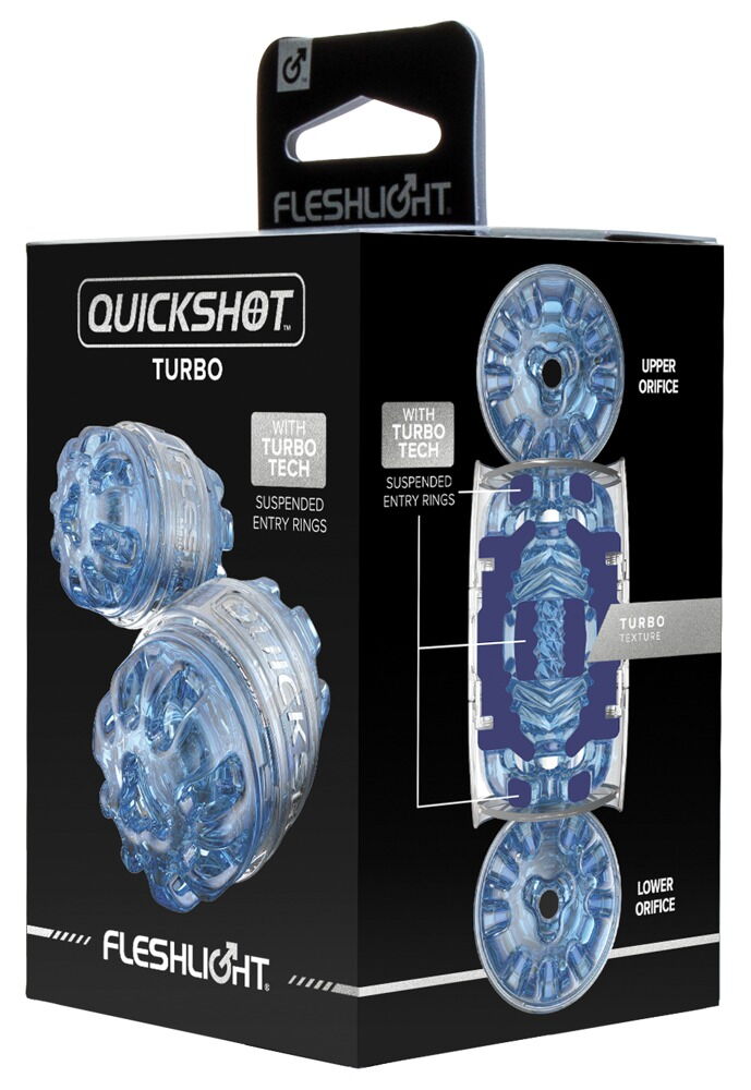 Masturbator "Quickshot Turbo" med Turbo Tech-struktur