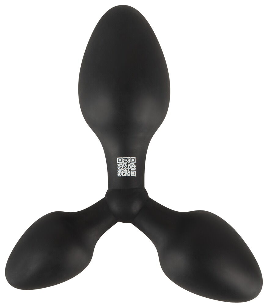 Buttplug "Training triple butt plug" af silikone