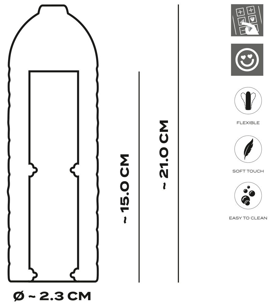 Udskiftningssleeve »Performance Size M« til Suck-O-Mat 3