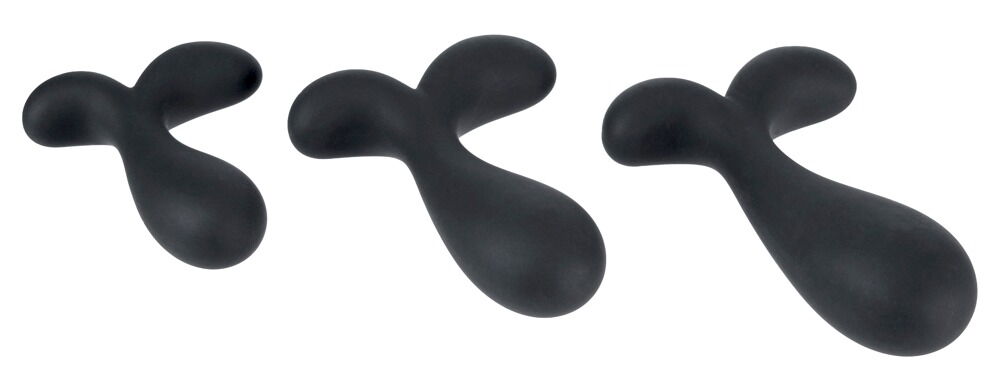 3-delt butt plug sæt