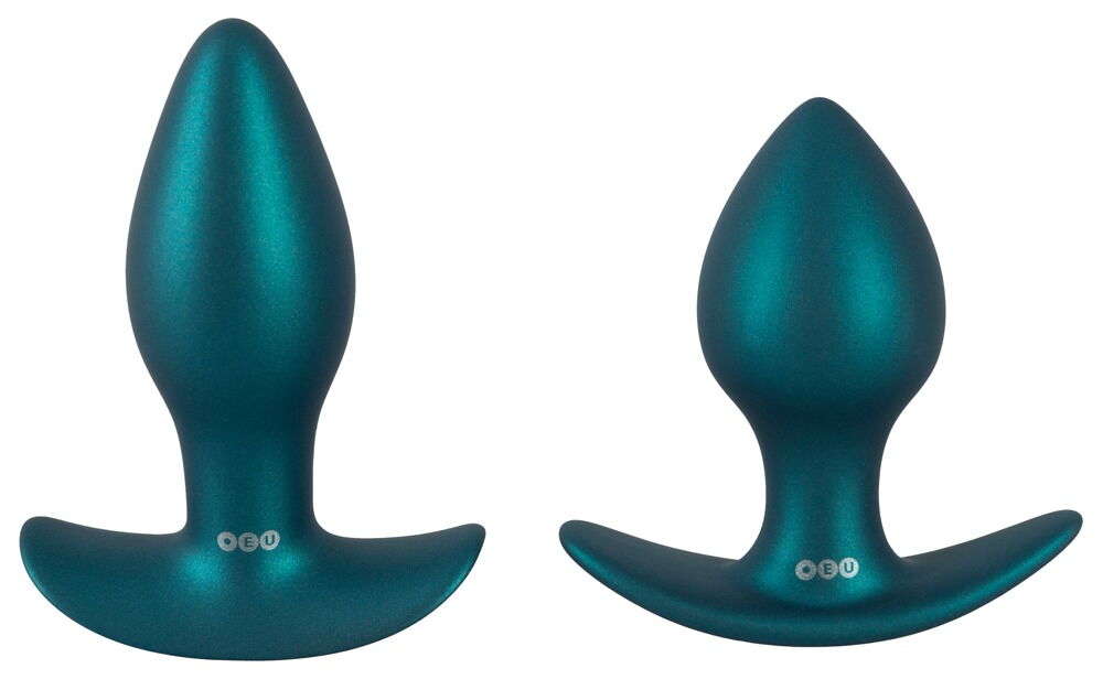Butt Plug "Metallic" lavet af silikone