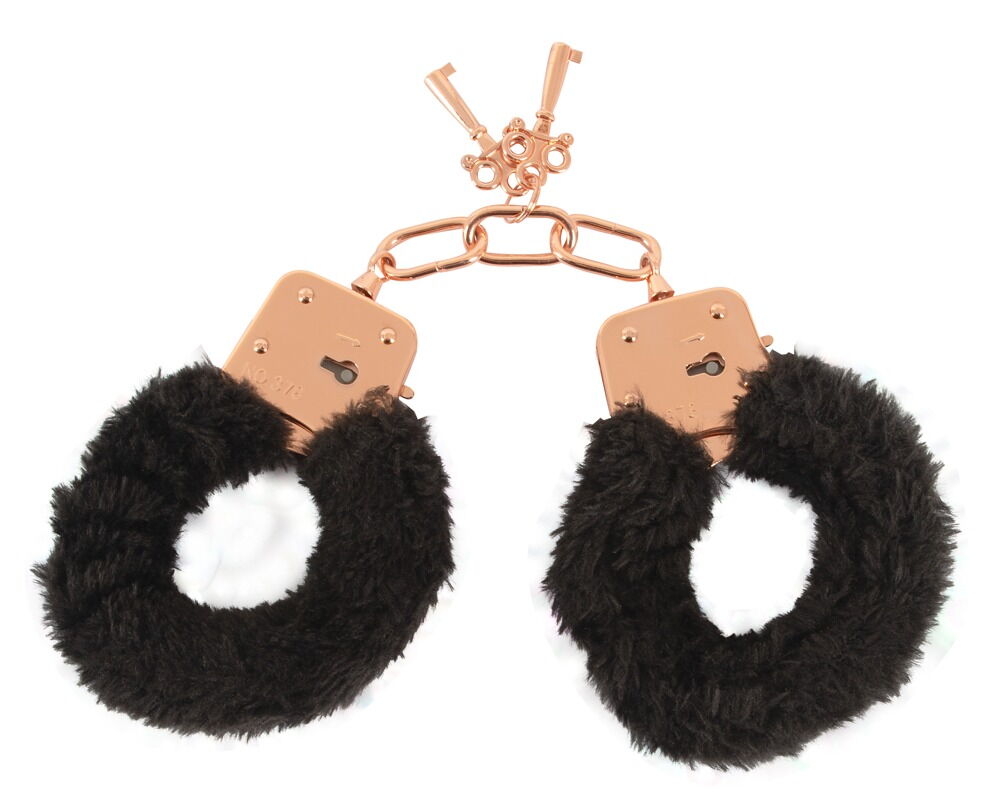 Håndjern med aftagelige plysbetræk