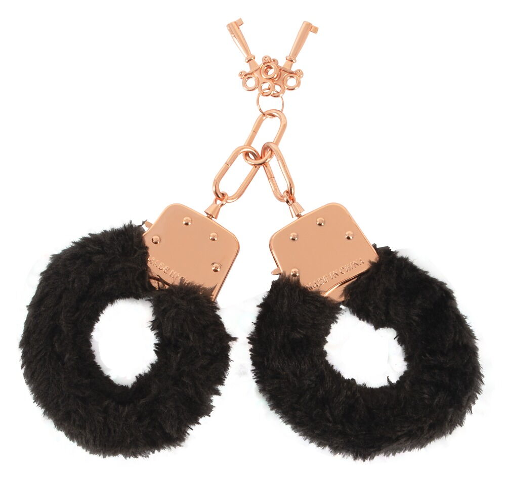 Håndjern med aftagelige plysbetræk