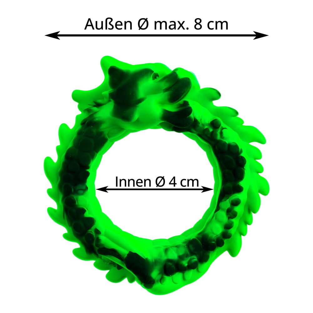 Penisring "Dragon Loop" af flydende silikone