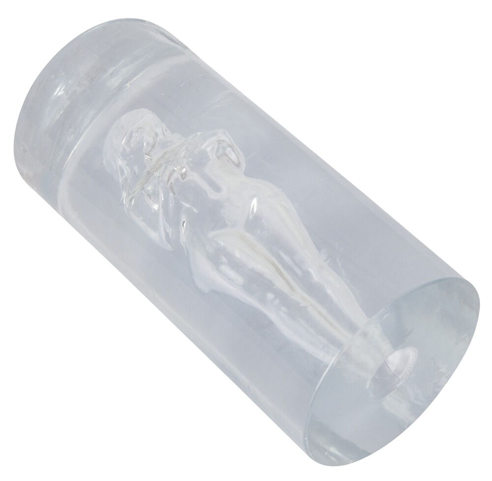 Masturbator "Female Shaped Tunnel" indvendigt med 3D-silhuetstruktur