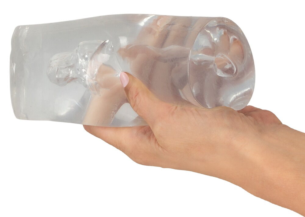 Masturbator "Female Shaped Tunnel" indvendigt med 3D-silhuetstruktur