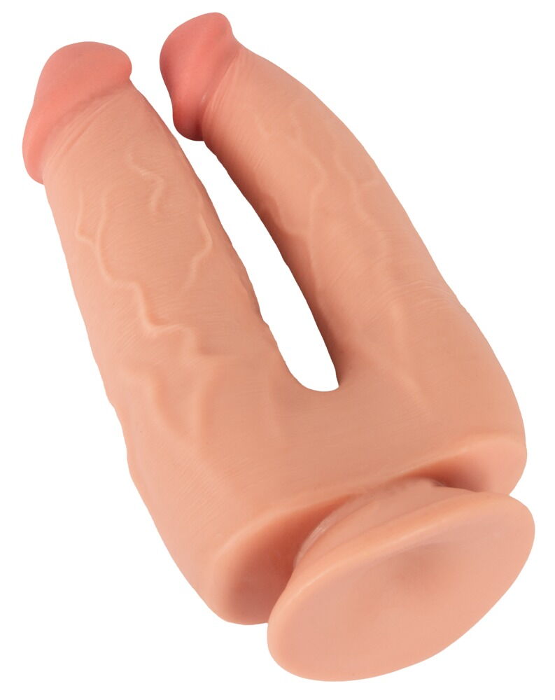 Dobbeltdildo med sugekop